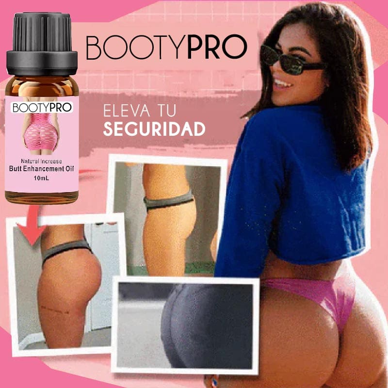 BootyPro™ – Aceite Reafirmante Natural para Glúteos que Realza tu Figura