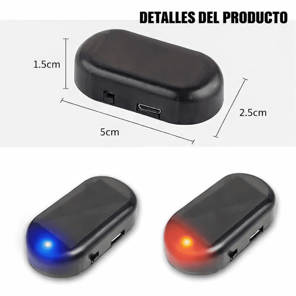 EcoLuz Antirrobo™ ¡Protege tu auto sin cables ni complicaciones! PAGA 1 LLEVA 2