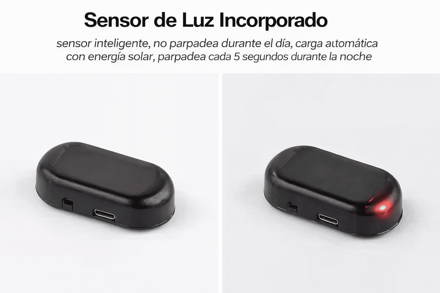EcoLuz Antirrobo™ ¡Protege tu auto sin cables ni complicaciones! PAGA 1 LLEVA 2