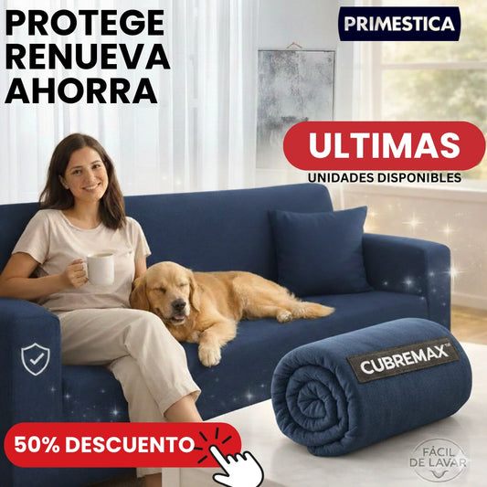 CUBREMAX™ "Renueva tu Sofá en 5 Minutos Sin Gastar en uno Nuevo - Fundas Elásticas que Quedan Perfectas" Sofa 3  Y 4 Puestos
